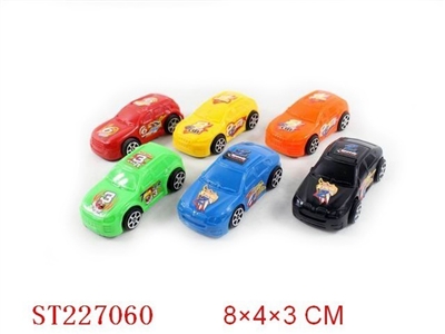 PULL-BACK CAR(6PCS) - ST227060
