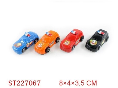 PULL-BACK CAR（4PCS） - ST227067