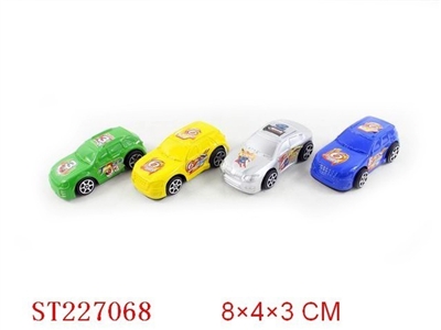 PULL-BACK CAR（4PCS） - ST227068