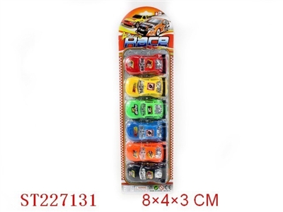 PULL-BACK CAR(6PCS) - ST227131