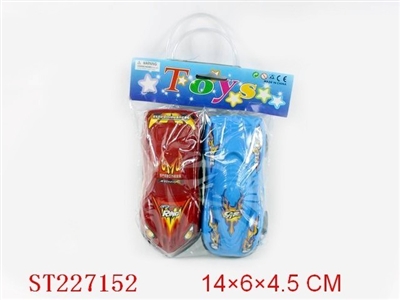 PULL-BACK CAR(2PCS 2 COLORS 2 STYLES ASSORTED) - ST227152