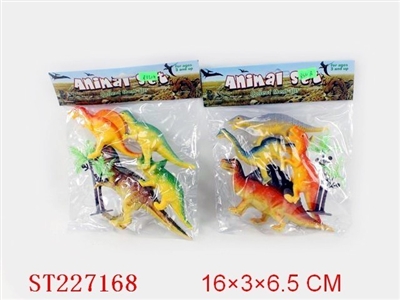 ANIMAL SET(4PCS 2 STYLES ASSORTED) - ST227168
