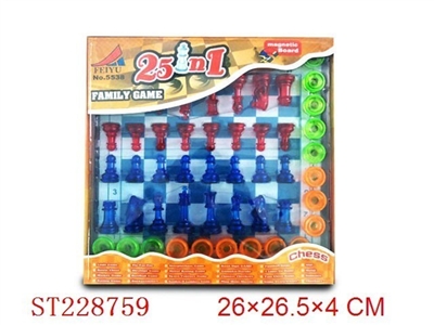 MAGNETIC CHESS SERIES 25 IN 1 - ST228759