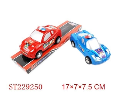 PULL- LINE POLICE CAR (3 COLOR ASSORTED) - ST229250