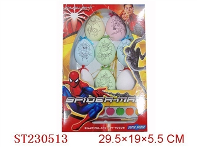 SPIDEMAN EGG-SHELL PAINTING - ST230513