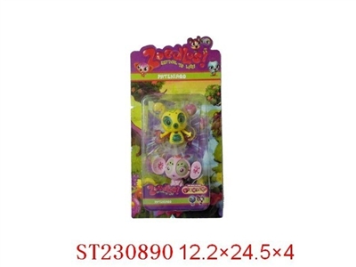 2PCS 3.2CM ZOOBLES PLAYSET - ST230890