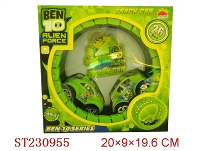 BEN10 B/O TIP LORRY WITH TRACK CAR AND LIGHT - ST230955