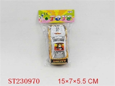 功夫熊猫标惯性车（单只装/红黄2色混装） - ST230970