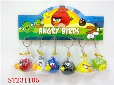 ANGRY BIRDS KEY RING (6PCS) - ST231105
