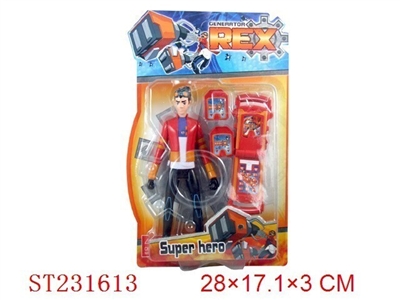 SUPER HERO REX MOBILEPHONE WITH LIGHT AND IC - ST231613