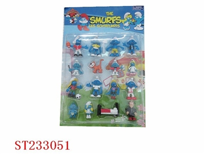 16PCS SMURFS TOYS - ST233051