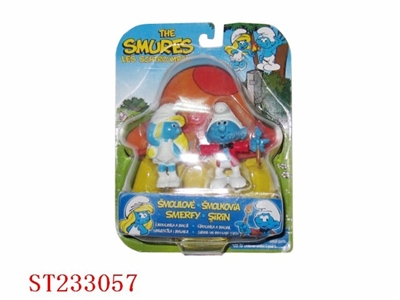 2PCS SMURFS TOYS - ST233057