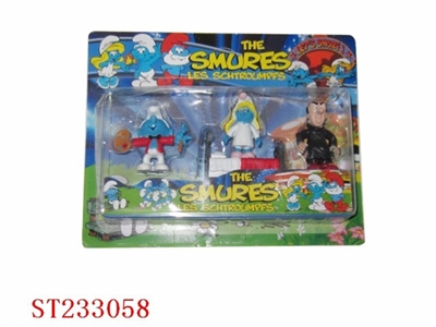 4PCS SMURFS TOYS - ST233058