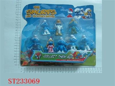 8PCS SMURFS TOYS - ST233069