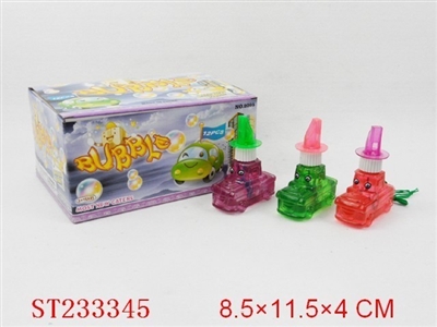 卡通汽车口哨吹泡泡 12in1 - ST233345