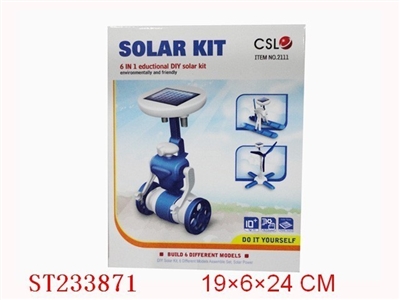 6 IN 1 EDUCTIONAL DIY SOLAR KIT - ST233871