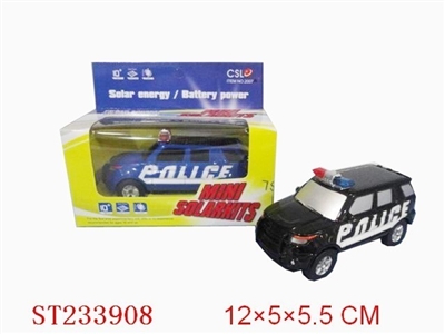 SOLAR ENERGY/BATTERY POWER POLICE CAR - ST233908