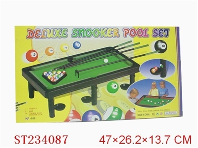 B/O DELUXE SNOOKER POOL SET - ST234087