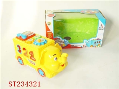 B/O BLOCK CAR WITH MUSIC & LIGHT - ST234321