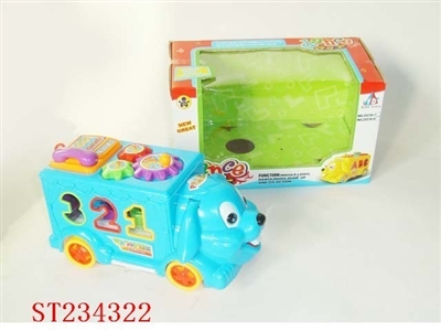 B/O BLOCK CAR WITH MUSIC & LIGHT - ST234322