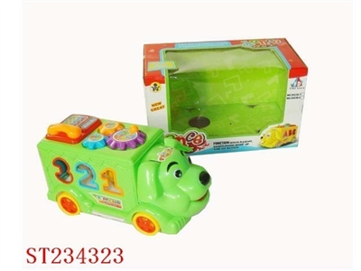 B/O BLOCK CAR WITH MUSIC & LIGHT - ST234323