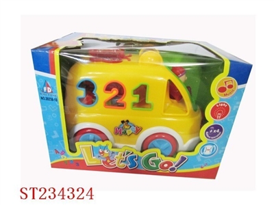 B/O BLOCK CAR WITH MUSIC & LIGHT - ST234324