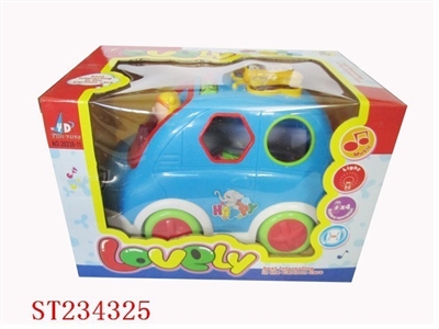 B/O BLOCK CAR WITH MUSIC & LIGHT - ST234325