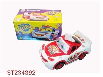 电动闪电跳舞卡通警车（带灯光音乐） - ST234392