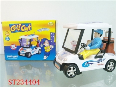 B/O GOLF CART WITH LIGHT MUSIC - ST234404