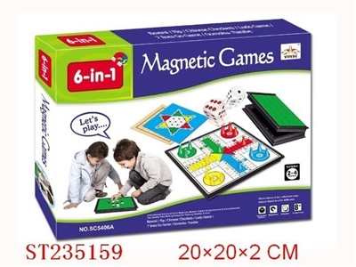 6 IN 1 MAGNETISM GAMES - ST235159