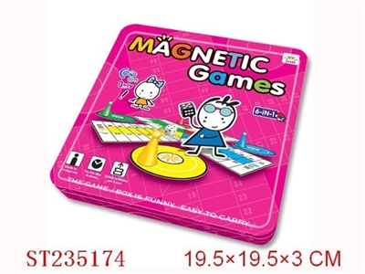 6 IN 1 MAGNETISM GAMES - ST235174