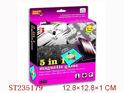 5 IN 1 MAGNETISM GAMES - ST235179