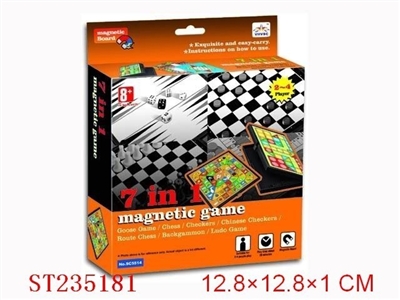 7 IN 1 MAGNETISM GAMES - ST235181