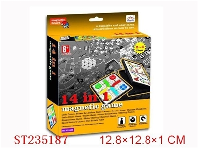 14 IN 1 MAGNETISM GAMES - ST235187