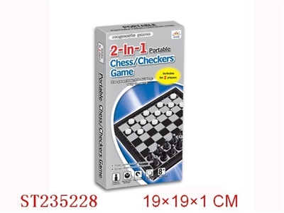 2 IN 1 CHESS GAMES - ST235228