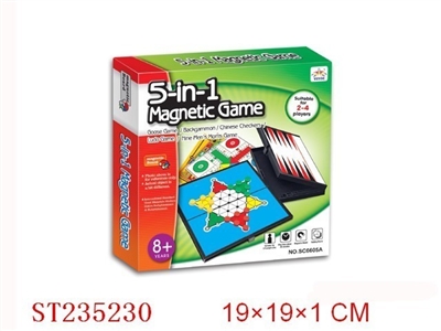 5 IN 1 MAGNETISM GAMES - ST235230