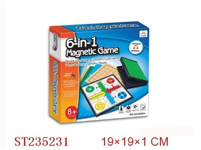 6 IN 1 MAGNETISM GAMES - ST235231