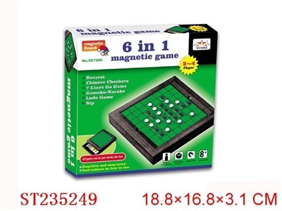 6 IN 1 MAGNETISM GAMES - ST235249