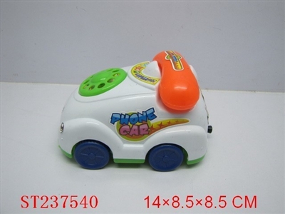 PULL STRING CAR WITH TELEPHONE - ST237540