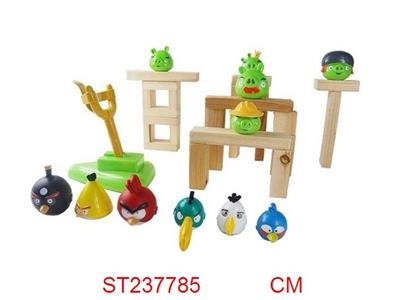 WOODEN ANGRY BIRDS SET WITH MUSIC - ST237785