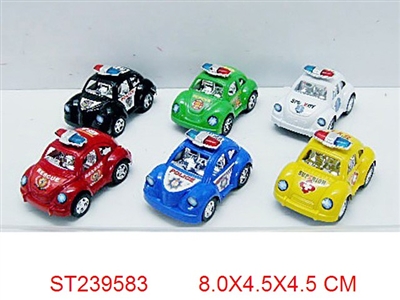 喷漆回力甲虫警车（6款混装） - ST239583
