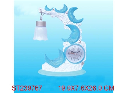 月亮花座钟(-6喷蓝彩粉、-8喷黄彩粉、-9喷粉红彩粉） - ST239767