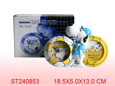 PHOTO FRAME AND CLOCK - ST240853