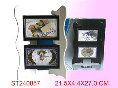 CLOCK AND PHOTO FRAME - ST240857