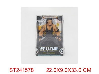 WWE30公分搪塑摔角斗士人偶（四款混装） - ST241578