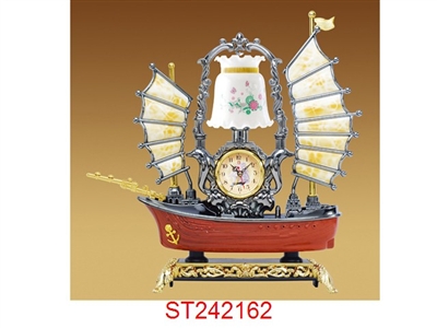 帆船台灯钟 - ST242162