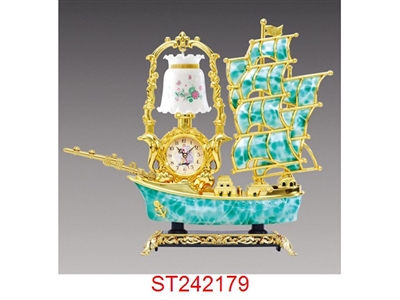帆船台灯钟 - ST242179