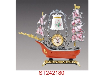 帆船台灯钟 - ST242180