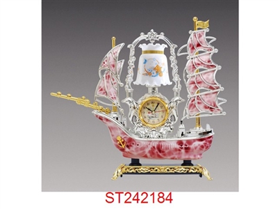 帆船台灯钟 - ST242184