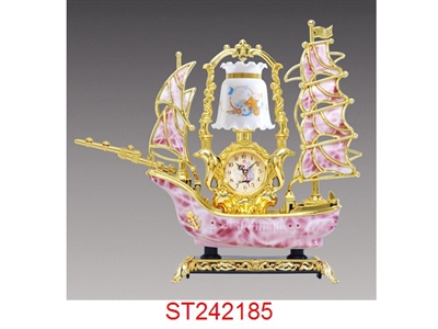 帆船台灯钟 - ST242185
